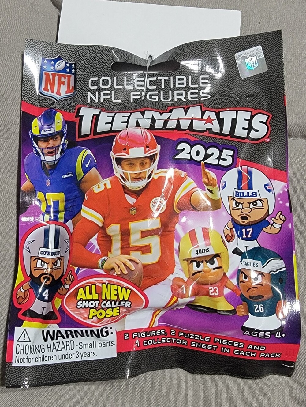 NFL TeenyMates 2025 Series 13 Collectible Figures Unopened Blind Bag - New